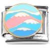 CT8632 Colorful Mountain Range Italian Charm