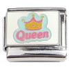 CT8634 Queen Cute Crown Italian Charm