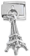 CT8649 Eiffel Tower Dangle Italian Charm