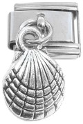 CT8650 Seashell Ocean Dangle Italian Charm