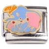 CT8672 Big Ear Elephant Cartoon Italian Charm