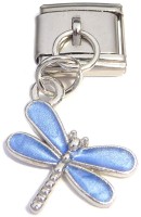 CT8699 Pretty Blue Dragonfly Italian Charm