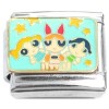 CT8752 Powerpuff Girls Trio Italian Charm