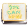 CT8772 You Can Do It Italian Charm