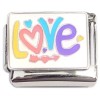 CT8799 Love Hearts Arrow Colorful Italian Charm