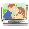 CT8814 Couple Love Embrace Italian Charm