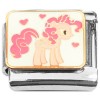 CT8819 Cute Little Pony Pink Italian Charm