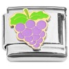 CT8862 Cute Purple Grapes Wine Italian Charm