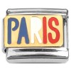 CT8875 Paris France Blue White Red Italian Charm