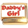 CT8990 Daddy's Girl Gold Base Italian Charm