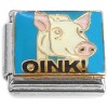 CT9927 Oink Pig Italian Charm