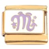 Scorpio Zodiac Italian Charm on Gold