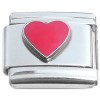 R405 Red Heart Love Card Suit Italian Charm