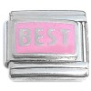 R835pink Best Pink Italian Charm