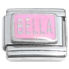 R842pink Bella Pink Italian Charm