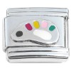 T3003 Colorful Paint Pallet Artist Painting Italian Charm