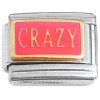 T3008 Crazy Nickname Word Italian Charm