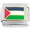 T3038 Palestine Country Flag Italian Charm