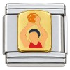 T3045 Basketball Shot Italian Charm