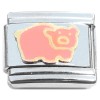 T3070 Cute Pig Pink Piggy Italian Charm