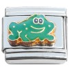 T3072 Smiling Cute Frog Italian Charm