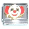 T3126 Clown Face Red Nose Italian Charm