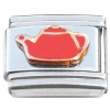 T3194brown Teapot Pot of Tea Brown Italian Charm