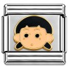 T3288 Curious Face Italian Charm /