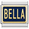 T401navy Bella Navy Blue Italian Charm