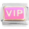T418 Vip Pink Very Important Person Italian Charm