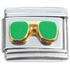 T420 Cute Sunglasses Green Italian Charm