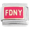 T441 FDNY Fire Department New York Italian Charm
