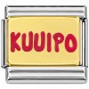 T448red Kuuipo Big Red My Love Italian Charm