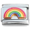 T596 Cute Colorful Rainbow Italian Charm