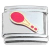 T609red Tennis Racket Sports Red Italian Charm