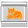 T613 Little Orange Cat Italian Charm