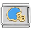 T671lightblue Football Helmet Light Blue Italian Charm