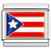 T906 Cute Puerto Rico Flag Italian Charm