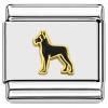 T921 Little Schnauzer Dog Italian Charm
