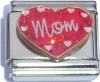 CA9012 Mom on Red Heart