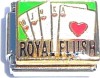 CT9074 Royal Flush Playing Cards Italian Charm