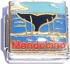 CT9084 Mendocino with Whale Tail Italian Charm
