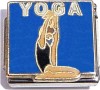 Yoga on Blue