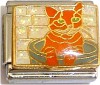 CT9237 Orange Cat Italian Charm