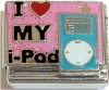 I Love My iPod Italian Charm