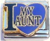 CT9391 I Love My Aunt Purple Italian Charm