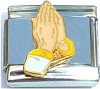 CT6346 Praying Hands Italian Charm