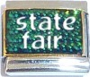 CT6465 State Fair on Green with Glitter Italian Charm