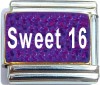 CT6588 Sweet 16 Purple Italian Charm