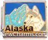 CT9469 Alaska On Blue Background